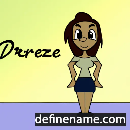 cartoon of the name Dezirae