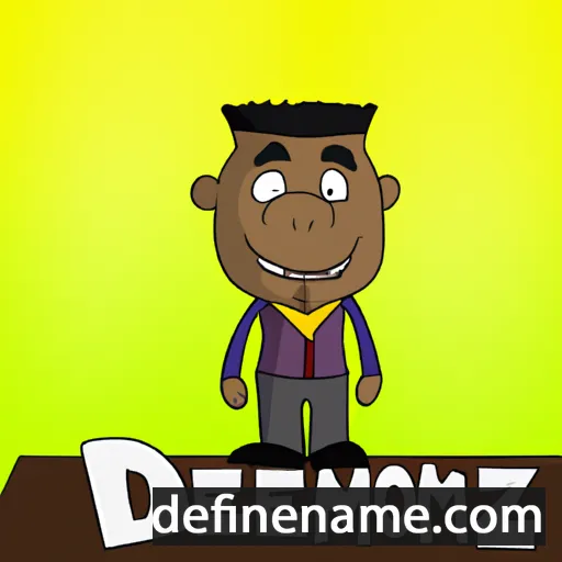 cartoon of the name Dezmond