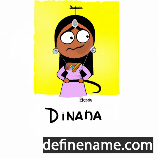 Dharinija cartoon