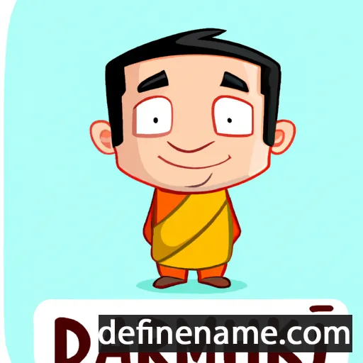 cartoon of the name Dharmik