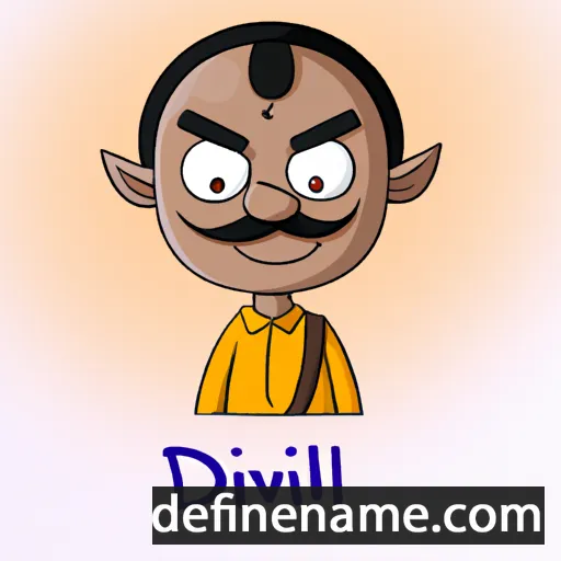 Dhruvil cartoon