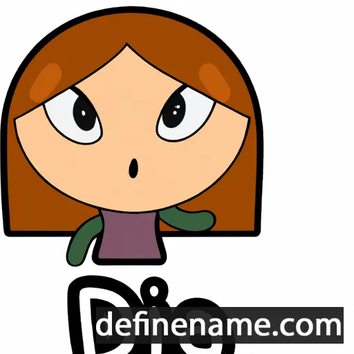 cartoon of the name Día