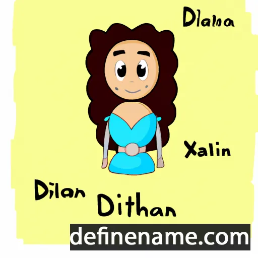 Dianah cartoon