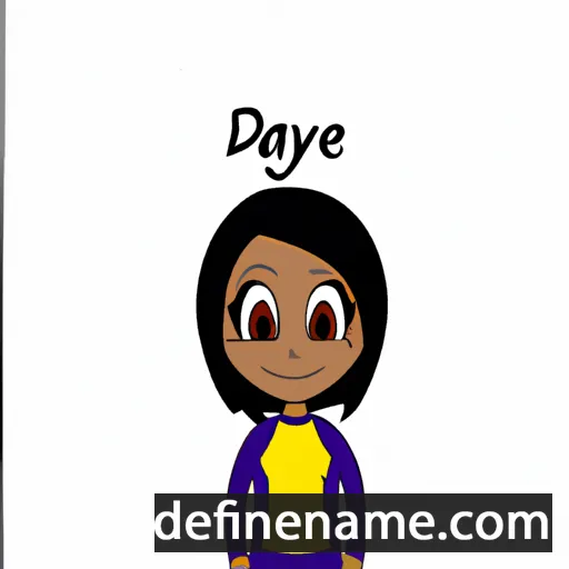 cartoon of the name Diaraye