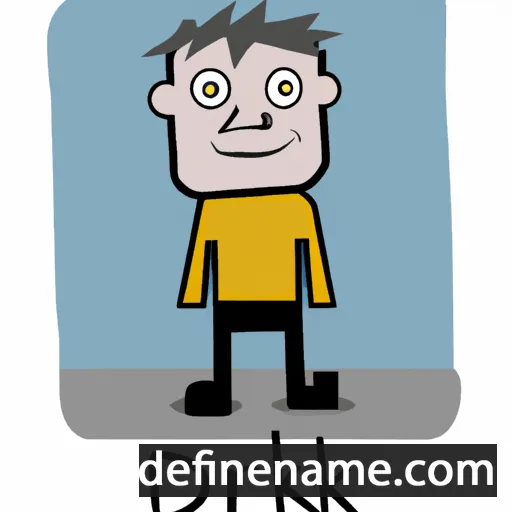 cartoon of the name Diderik