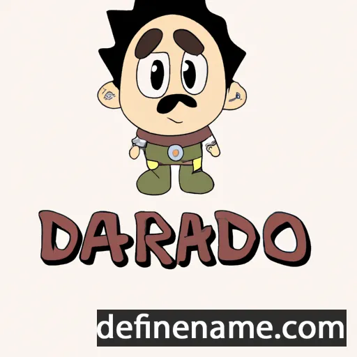 cartoon of the name D'mario