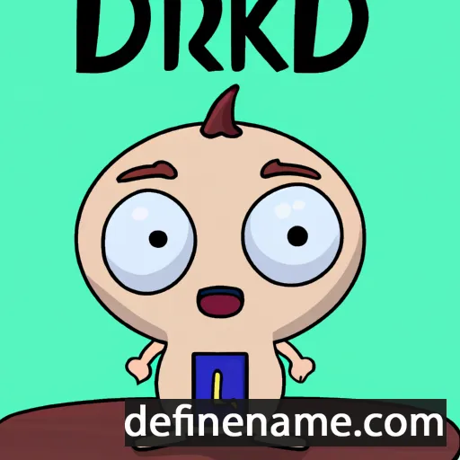 cartoon of the name Díðrikur