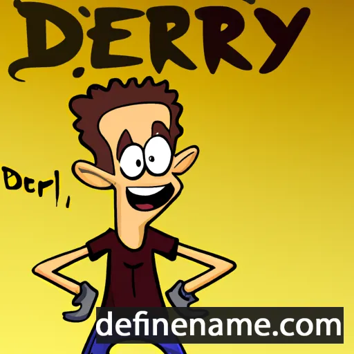 cartoon of the name Diéry