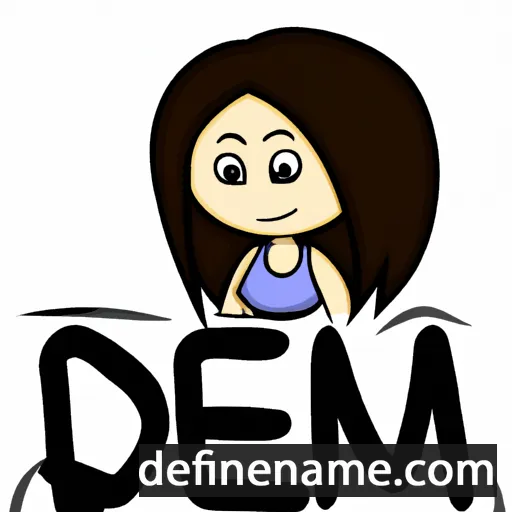 cartoon of the name Diem