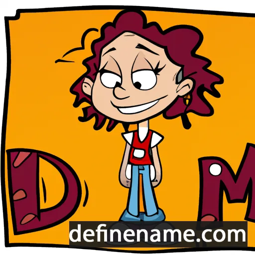 cartoon of the name Diem