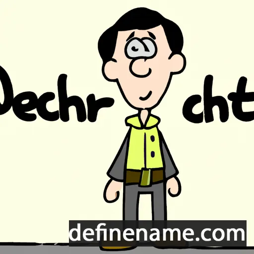 cartoon of the name Dieterich