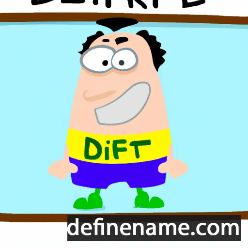 cartoon of the name Dietrad