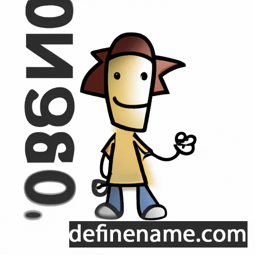 cartoon of the name Digno