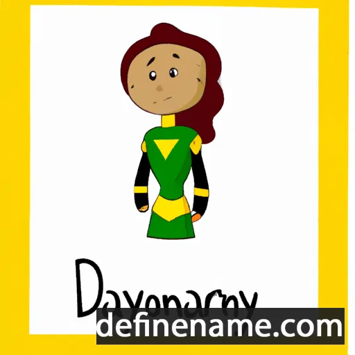 cartoon of the name Dijonay