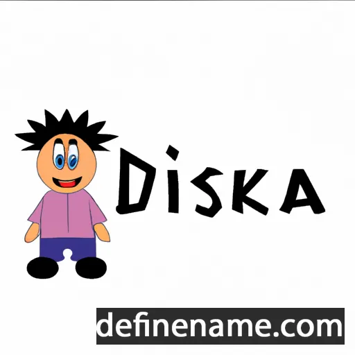 cartoon of the name Diksa