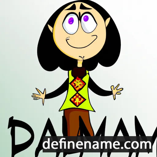 cartoon of the name Dilaram