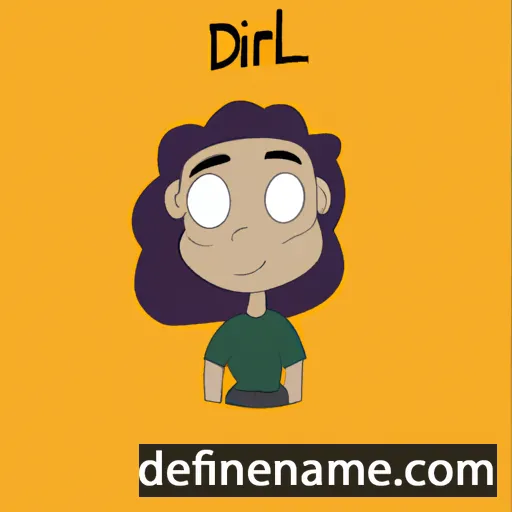 cartoon of the name Dilare