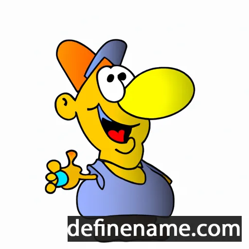 cartoon of the name Dilber