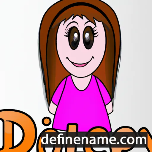 cartoon of the name Dilcey