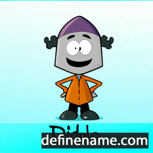 cartoon of the name Dilrabo