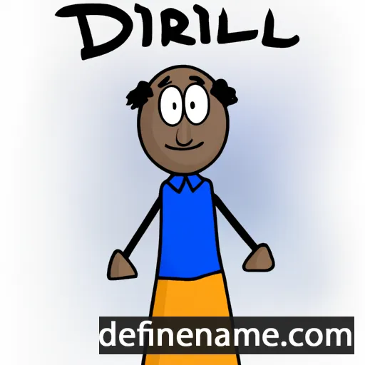 cartoon of the name Dilraj