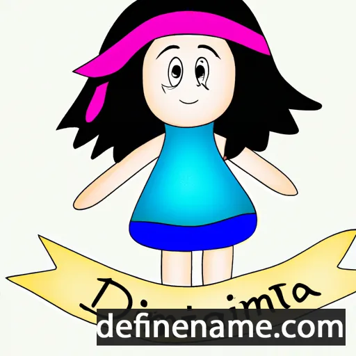 cartoon of the name Dimitrina