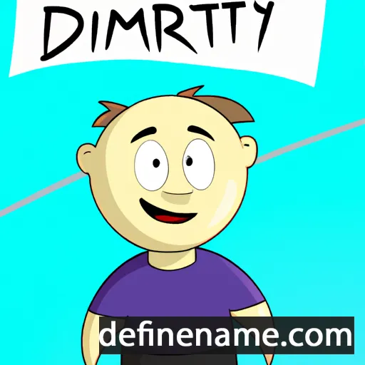 cartoon of the name Dimitry