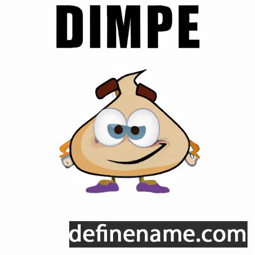 cartoon of the name Dimpee