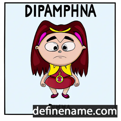 cartoon of the name Dimphina