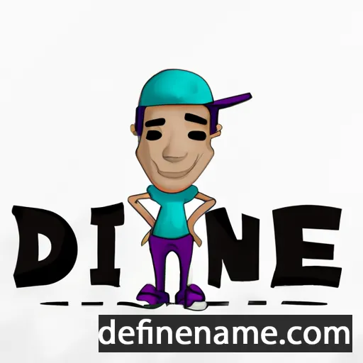 Diñe cartoon