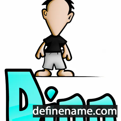 cartoon of the name Din