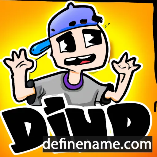 cartoon of the name Din