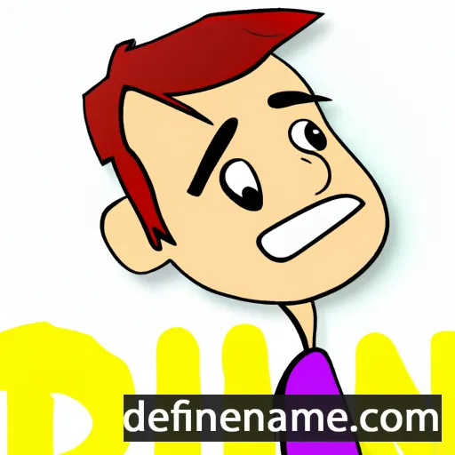 cartoon of the name Din