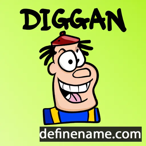 cartoon of the name Dingeman