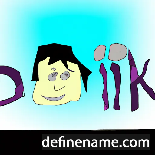 cartoon of the name Dinki