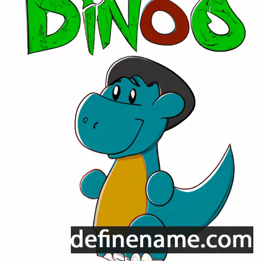 cartoon of the name Dinos