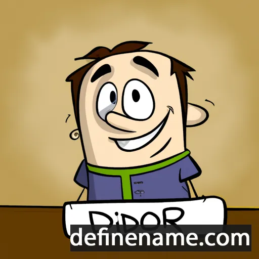 cartoon of the name Diodor