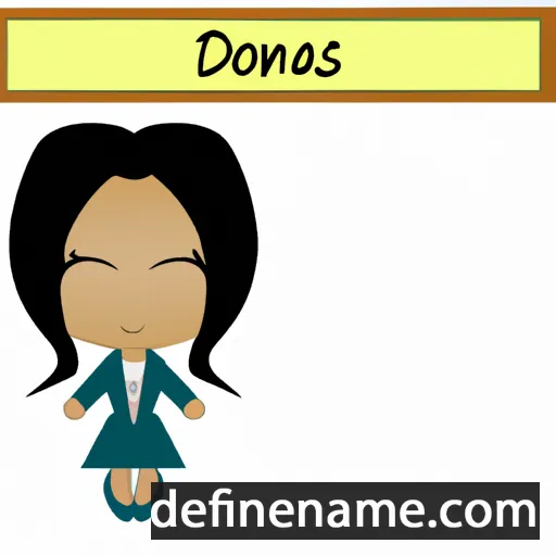 cartoon of the name Dionassa