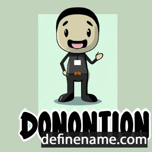 cartoon of the name Dionatan