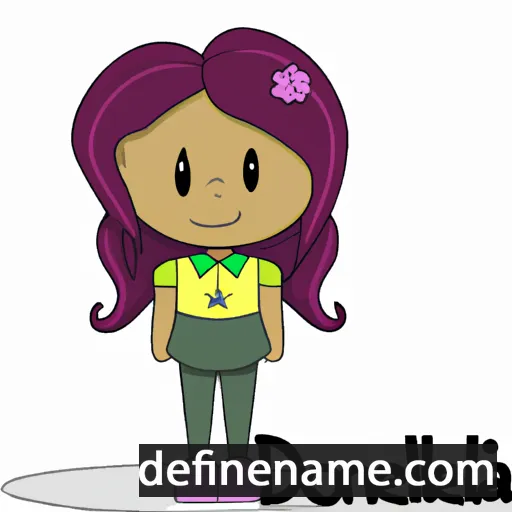 cartoon of the name Dionela