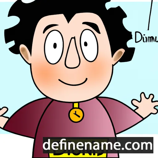 cartoon of the name Dionis