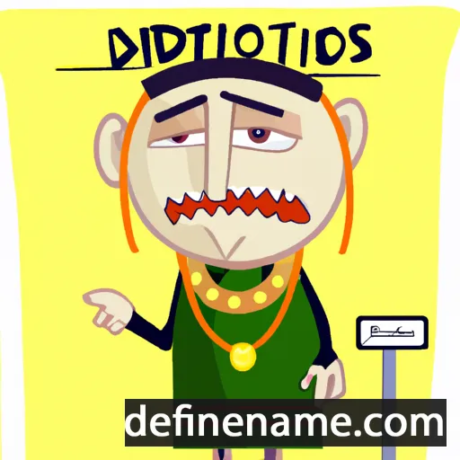 cartoon of the name Diotimos