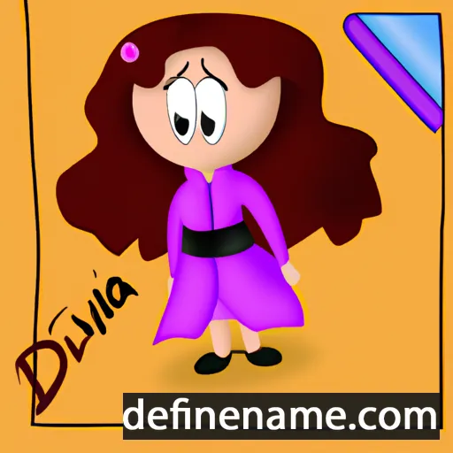 cartoon of the name Diovana