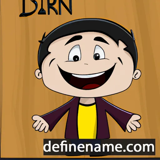 cartoon of the name Diran