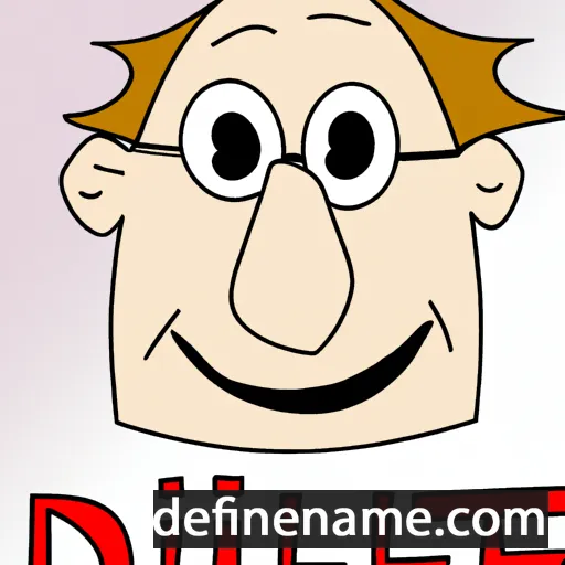 cartoon of the name Ditlef