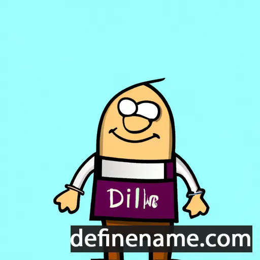 cartoon of the name Ditlev