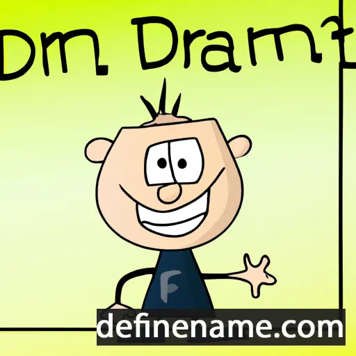 cartoon of the name Ditmar