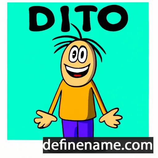 cartoon of the name Dito