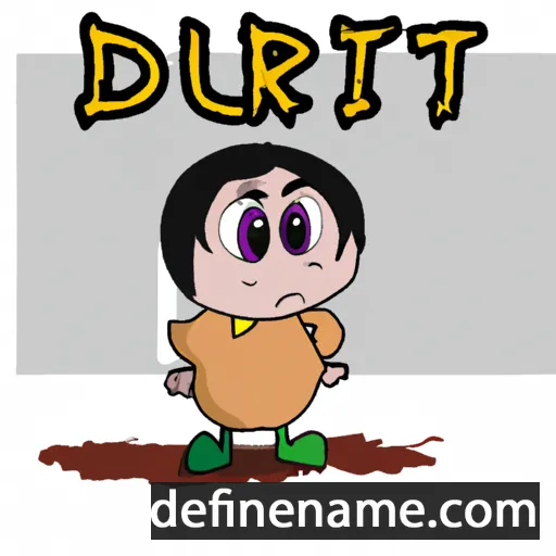 cartoon of the name Dituri