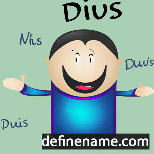 cartoon of the name Dius